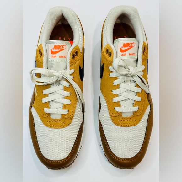 Nike Air Max 1 Essential Sneakers British Tan Light Bone Color Size US-11 NEW! - Picture 6 of 16